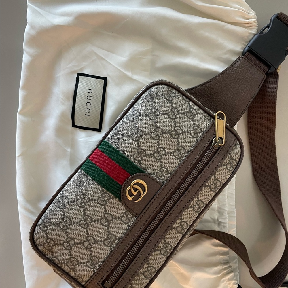 OPHIDIA GG BELT BAG (GUCCI) - Picture 6 of 10